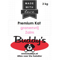 Buddy's graanvrij adult zalm kattenbrok 10 kg